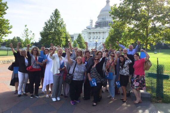 OAC Advocacy Team group shot on Capitol Hill