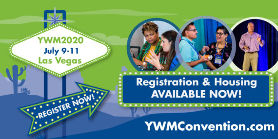 Register Now for YWM2020 with Early-bird savings!