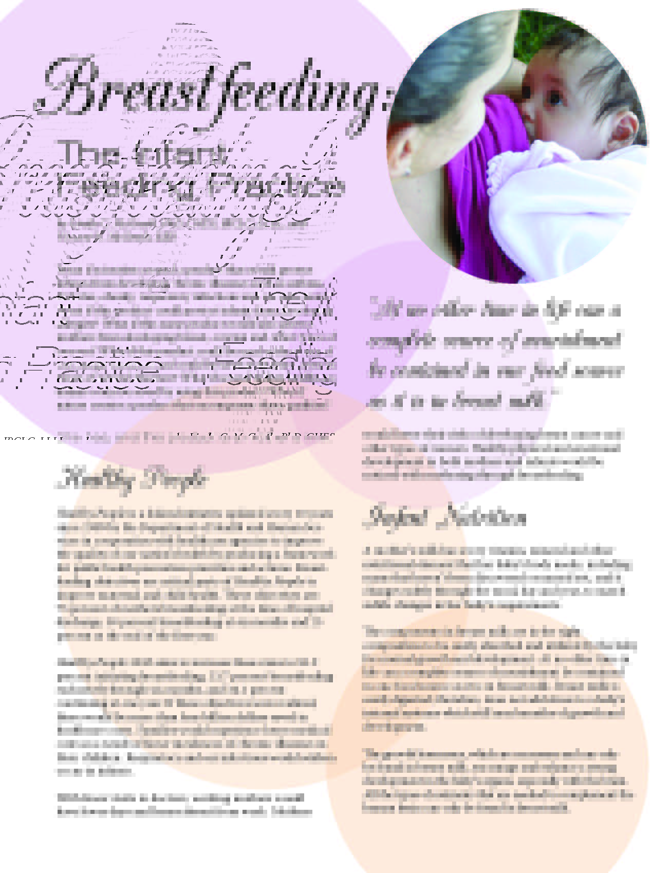 Breastfeeding The Infant Feeding Practice Obesity Action Coalition