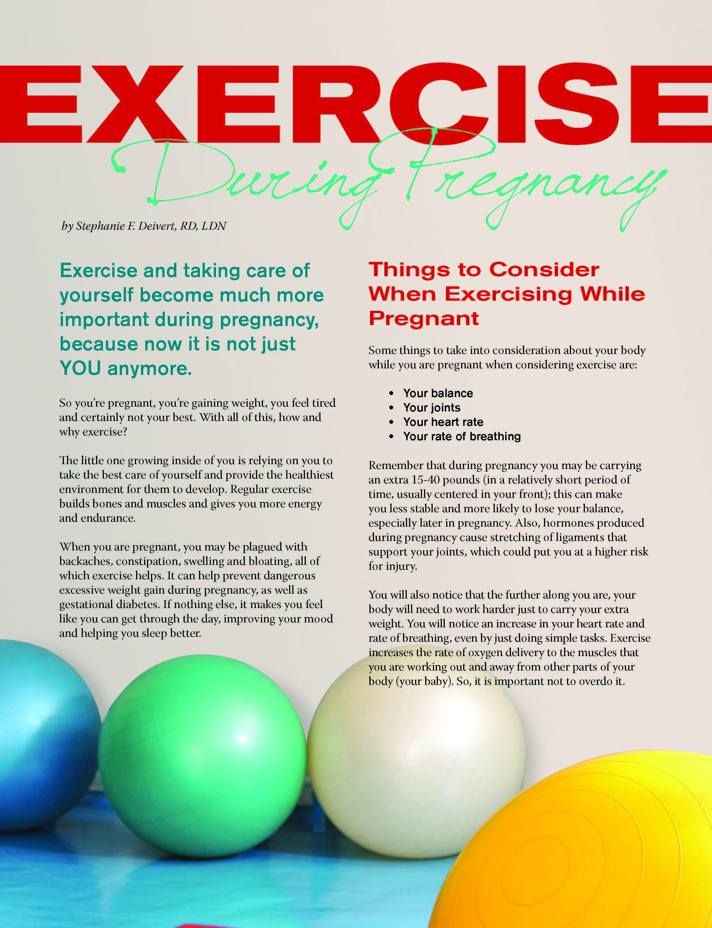 Exercise During Pregnancy - Obesity Action Coalition