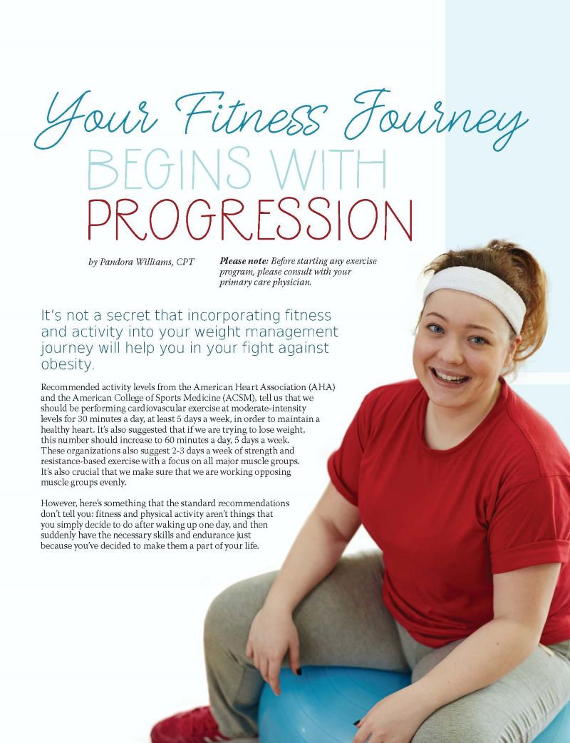 Your Fitness Journey Begins with Progression - Obesity Action Coalition