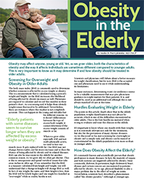 Obesity In The Elderly Obesity Action Coalition