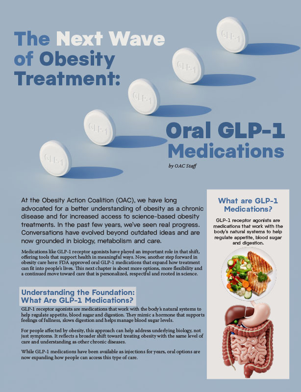 The Next Wave of Obesity Treatment: Oral GLP-1 Medications