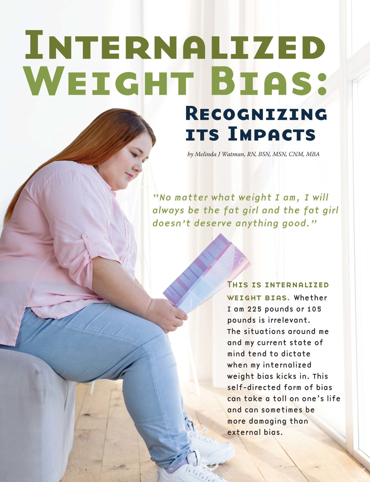 Internalized Weight Bias Recognizing its Impacts Obesity Action