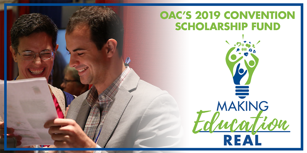 By donating to OAC's Convention Scholarship Program, You Can Make Quality Education REAL.