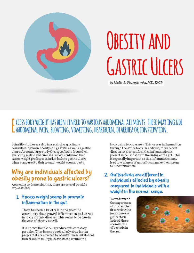 Obesity And Gastric Ulcers Obesity Action Coalition