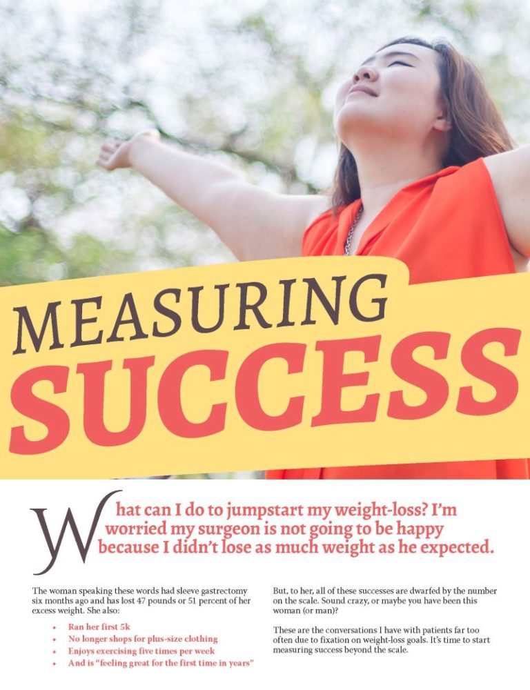 The smaller you: success beyond the scale