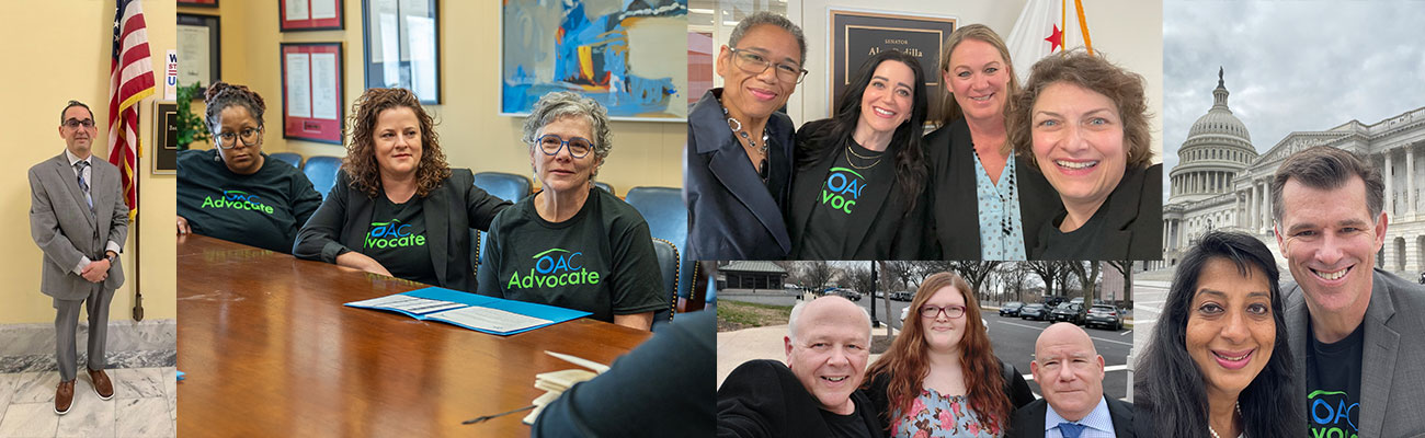 Collage of OAC advocates in offices