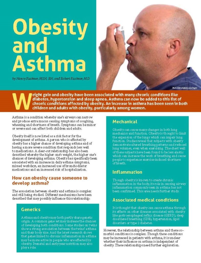 Obesity and Asthma How are they Related? Obesity Action Coalition